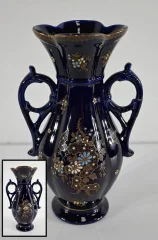 Vase en Faïence Bleu Nuit, « Fives Lille » - Début XXe