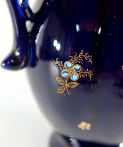 Vase en Faïence Bleu Nuit, « Fives Lille » - Début XXe