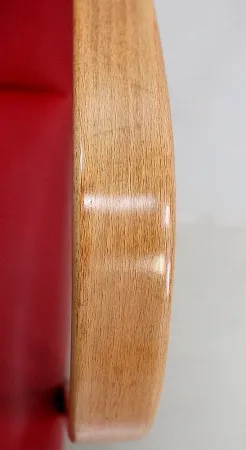 Fauteuil en Hêtre, goût Baumann – 1950 / 1960