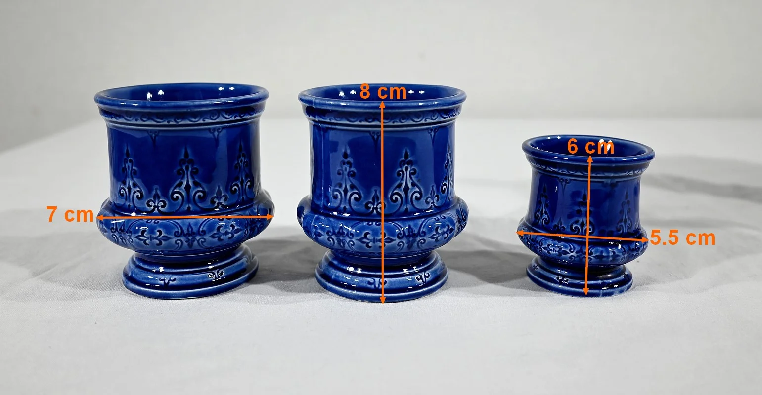 Rare Service 5 pièces en Faïence de Choisy-le-Roy, Hauttin Boulenger & Cie – Début XXe