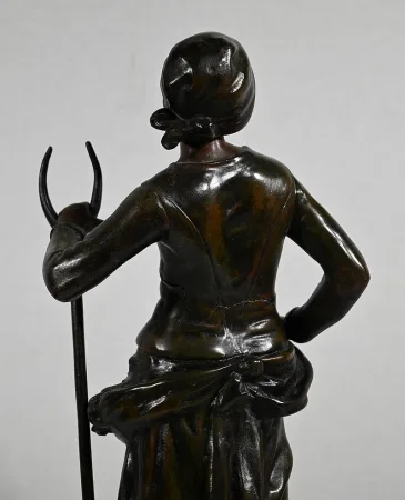 SPELTER  SCULPTURE  after F. MOREAU