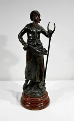 SPELTER  SCULPTURE  after F. MOREAU