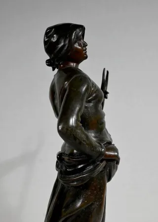 SPELTER  SCULPTURE  after F. MOREAU