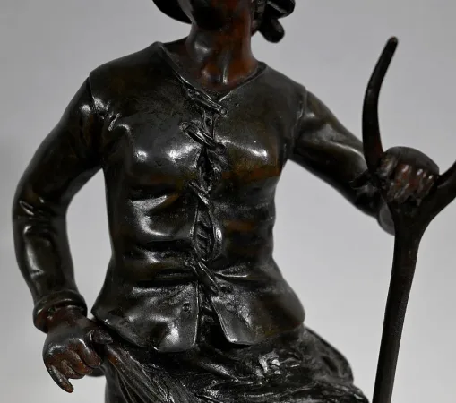 SPELTER  SCULPTURE  after F. MOREAU