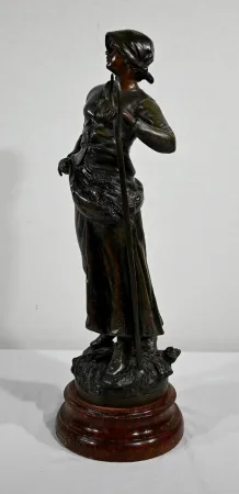 SPELTER  SCULPTURE  after F. MOREAU