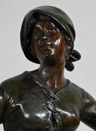 SPELTER  SCULPTURE  after F. MOREAU