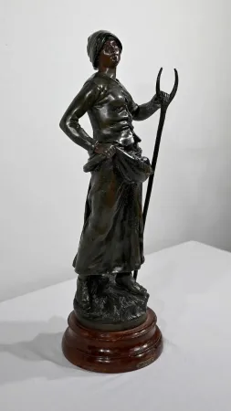SPELTER  SCULPTURE  after F. MOREAU