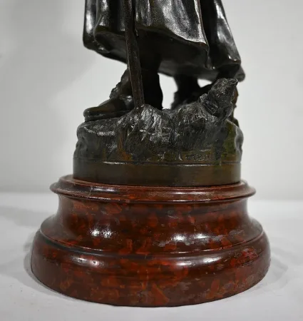 SPELTER  SCULPTURE  after F. MOREAU
