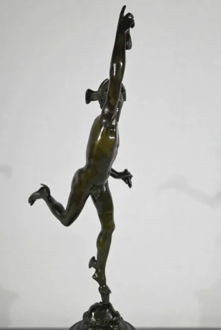 Bronze « Mercure Volant », d’après J. De Bologne – Fin XIXe