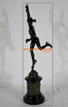 BRONZESTATUETTE nach J. DE BOLOGNE