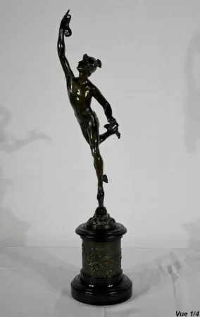 BRONZESTATUETTE nach J. DE BOLOGNE