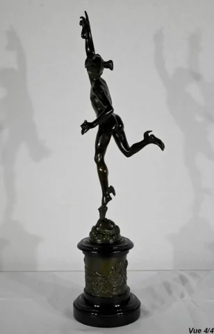 Bronze « Mercure Volant », d’après J. De Bologne – Fin XIXe
