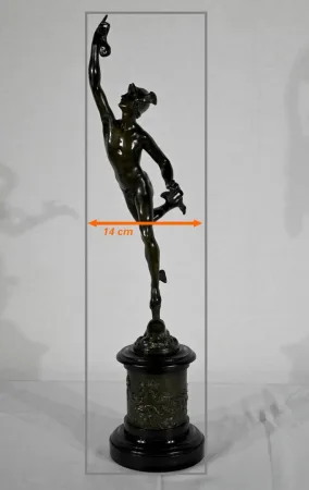 BRONZESTATUETTE nach J. DE BOLOGNE