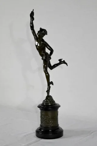 Bronze « Mercure Volant », d’après J. De Bologne – Fin XIXe
