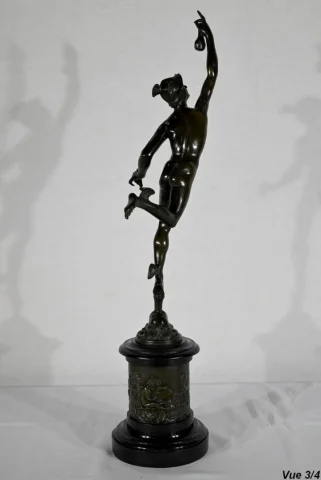 Bronze « Mercure Volant », d’après J. De Bologne – Fin XIXe