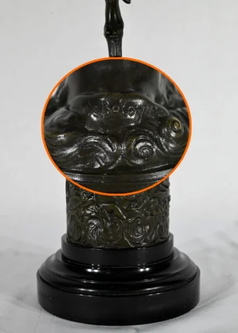 Bronze « Mercure Volant », d’après J. De Bologne – Fin XIXe