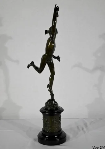 Bronze « Mercure Volant », d’après J. De Bologne – Fin XIXe