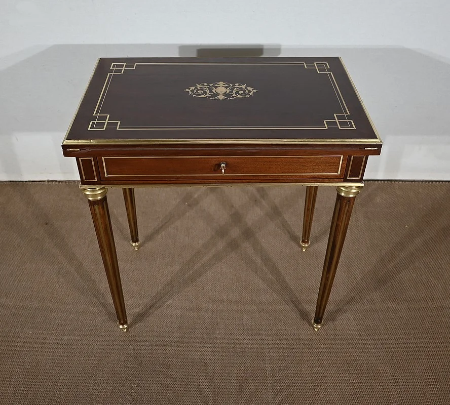 Petite Table à Système, style Louis XVI – 2ème partie XIXe