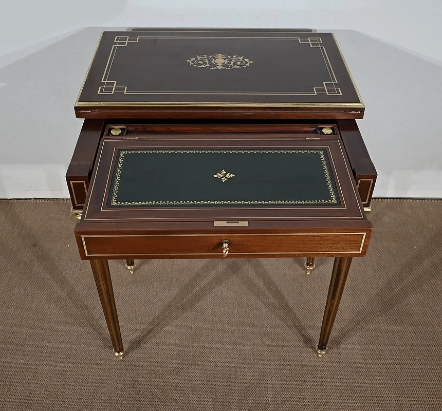 Petite Table à Système, style Louis XVI – 2ème partie XIXe