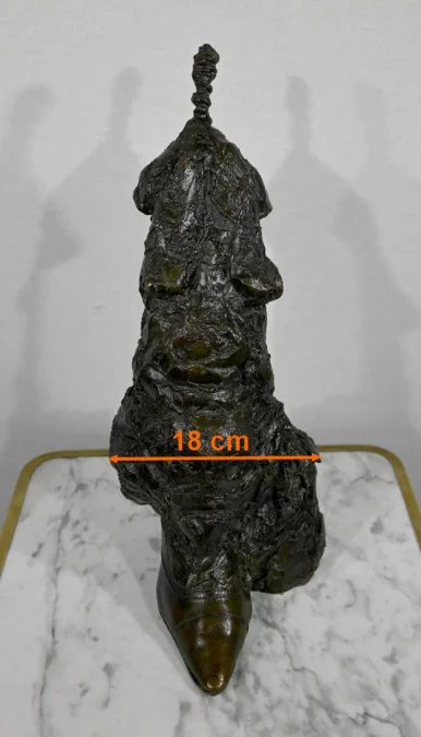BRONZE SCULPTURE signed M. NOBLE