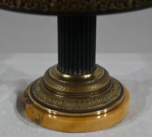 PLATO DE PEDESTAL DEL PERÍODO DE NAPOLEÓN III