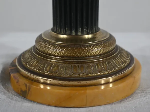PLATO DE PEDESTAL DEL PERÍODO DE NAPOLEÓN III