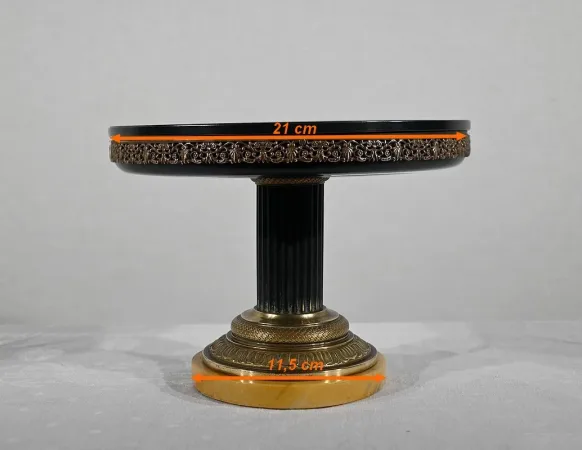 PLATO DE PEDESTAL DEL PERÍODO DE NAPOLEÓN III