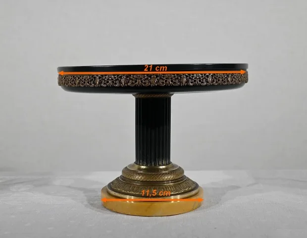 NAPOLEON III PERIOD PEDESTAL DISH