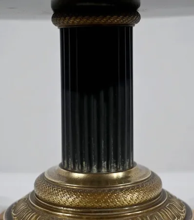 PLATO DE PEDESTAL DEL PERÍODO DE NAPOLEÓN III