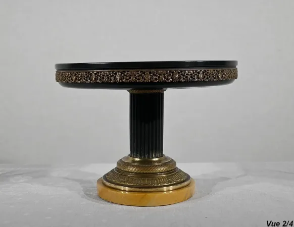 PLATO DE PEDESTAL DEL PERÍODO DE NAPOLEÓN III