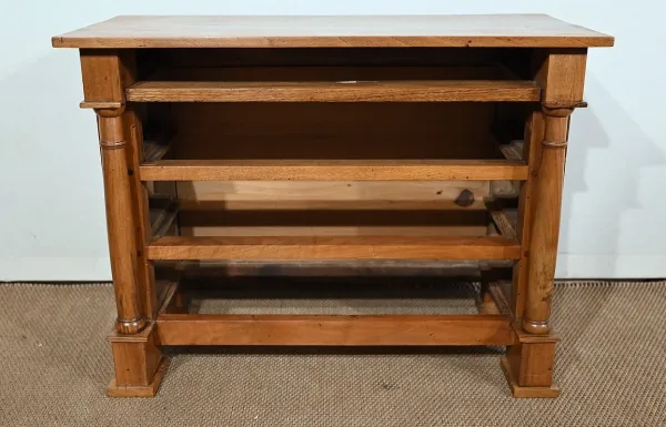 Commode de Maîtrise en Noyer massif, époque Empire – Début XIXe