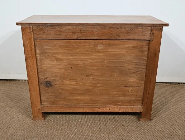 Commode de Maîtrise en Noyer massif, époque Empire – Début XIXe