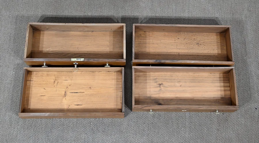 Commode de Maîtrise en Noyer massif, époque Empire – Début XIXe