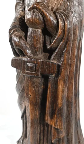 Statue en Chêne de Saint-Paul – Milieu XIXe