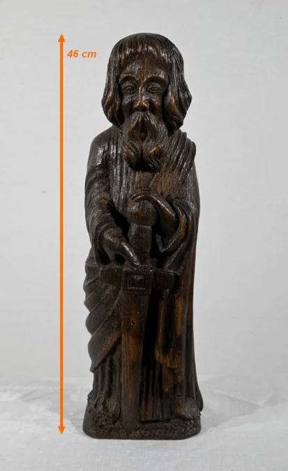 EIKEN STANDBEELD VAN HEILIGE PAUL