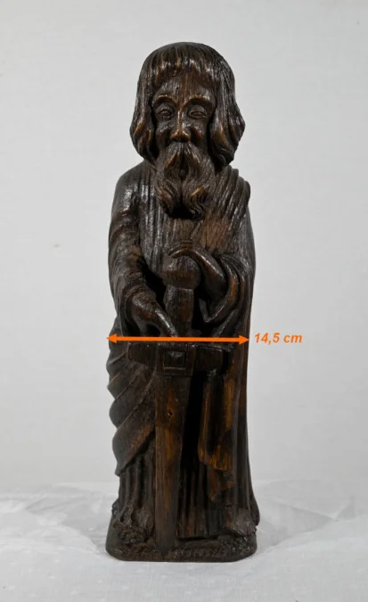 EIKEN STANDBEELD VAN HEILIGE PAUL