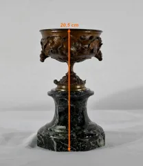 Paire de Coupes en Bronze et Marbre – Fin XIXe