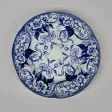 Grand Plat en Faïence « Flora aux Liserons », Creil & Montereau, Art Nouveau – Fin XIXe