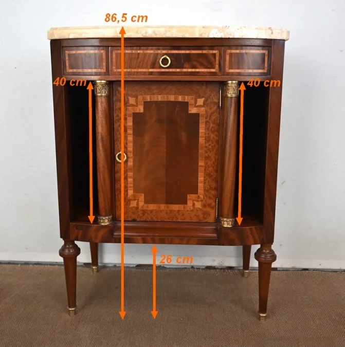 MAHOGANUY-SCHRANK IM LOUIS XVI-STIL