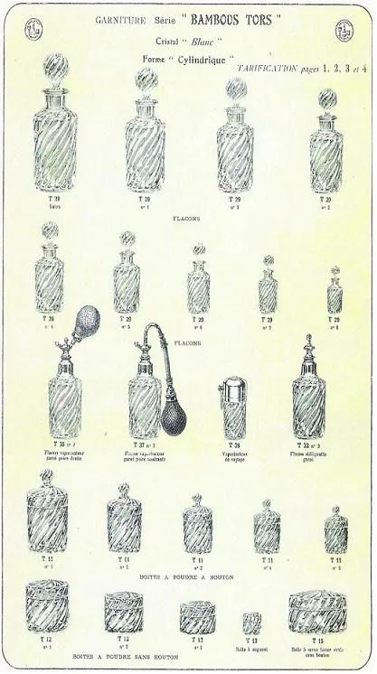 JUEGO DE TOCADOR DE BACCARAT