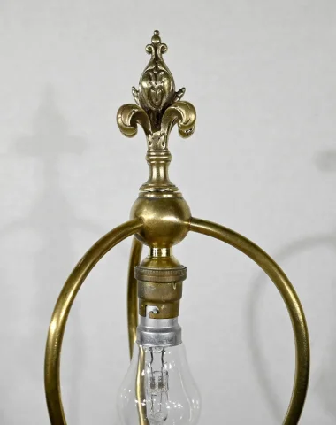 Lampe en Bronze Doré, Art Nouveau – Fin XIXe