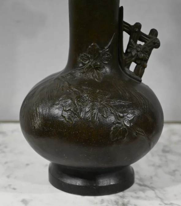 PAAR SPELTER-VASEN