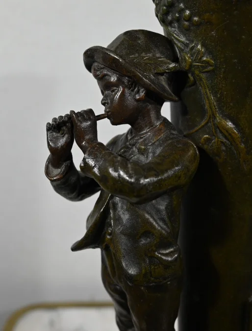 PAAR SPELTER-VASEN