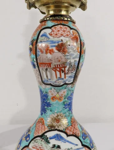 Paire de Lampes à Pétrole, époque Napoléon III – Milieu XIXe