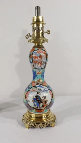 Paire de Lampes à Pétrole, époque Napoléon III – Milieu XIXe