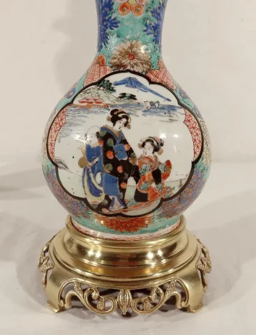 Paire de Lampes à Pétrole, époque Napoléon III – Milieu XIXe
