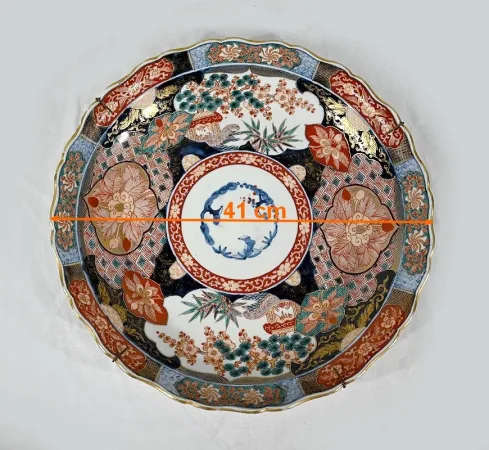 Plat Japonais en Porcelaine d'Arita - Fin XIXe