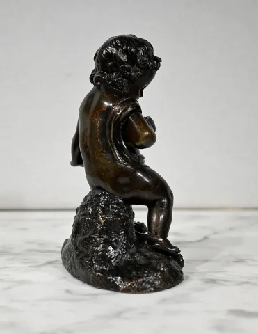 Bronze « Putto à l’Arc » - XIXe