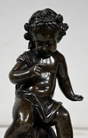 Bronze « Putto à l’Arc » - XIXe