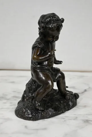 Bronze « Putto à l’Arc » - XIXe